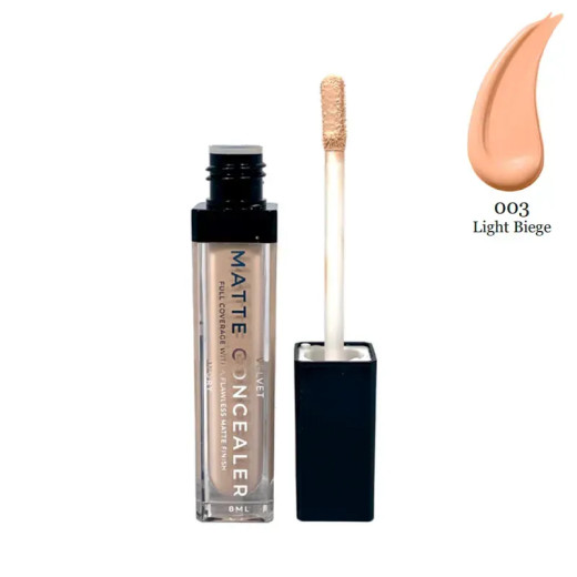 Консилер матувальний 03 Light Beige Bogenia Matte Velvet Concealer BG620