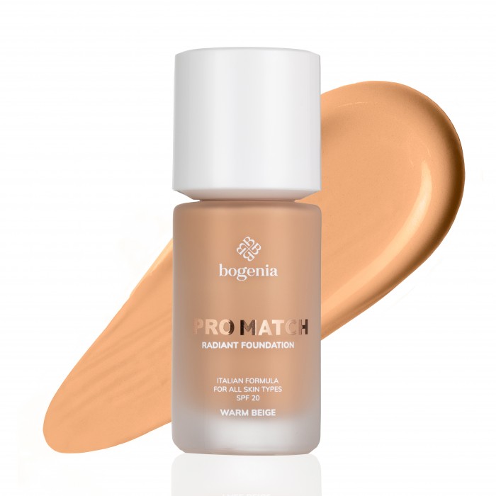 Тональна основа 005 warm beige Bogenia MATCH Foundation BG609 35 мл