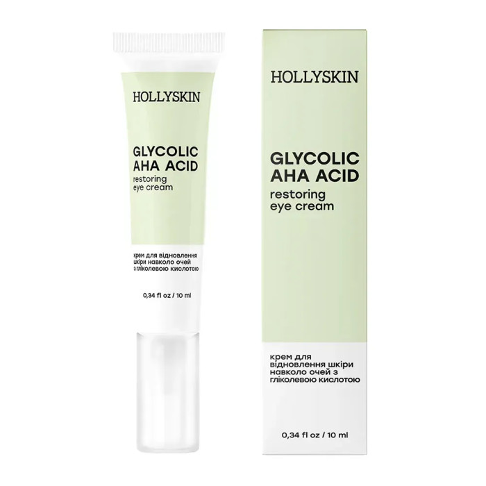 Крем для шкіри навколо очей з гліколевою кислотою HOLLYSKIN Glycolic AHA Acidr Eye Cream 10ml