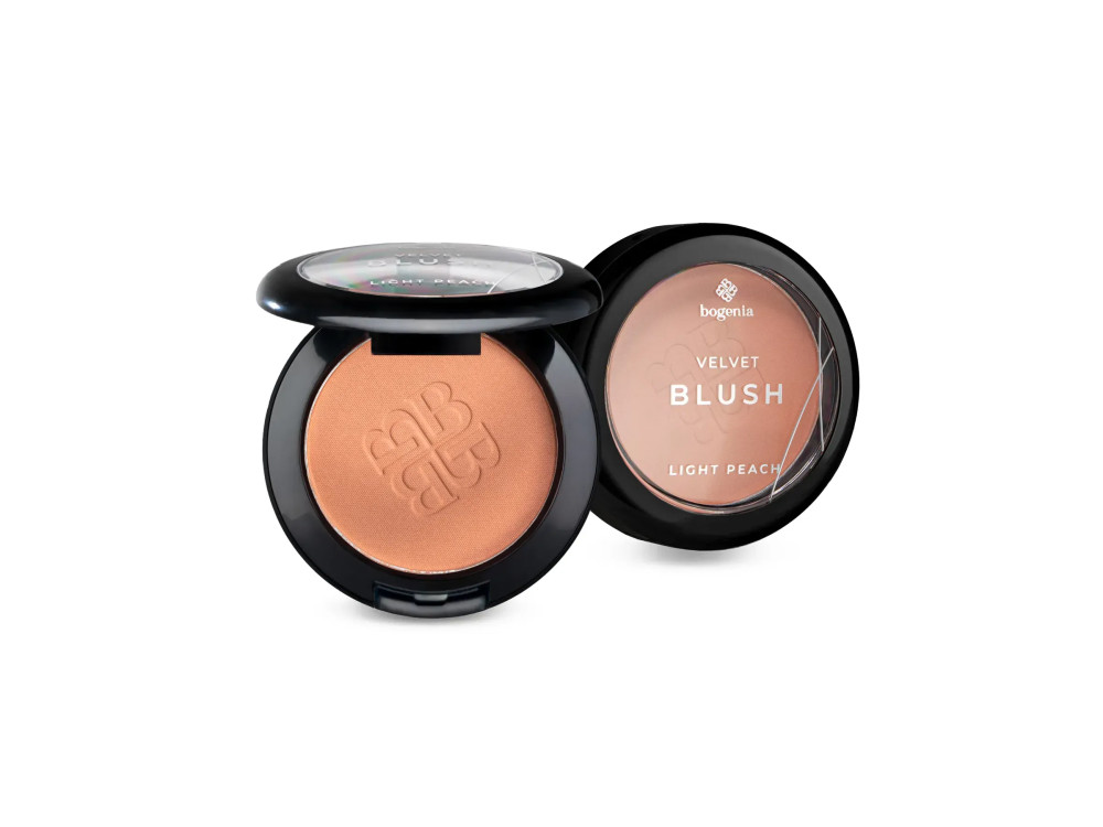 Рум'яна пудрові 03 Velvet light peach Bogenia BG630