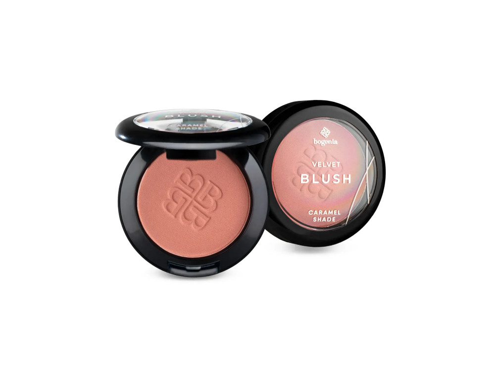 Рум'яна пудрові 07 Velvet caramel shade Bogenia BG630