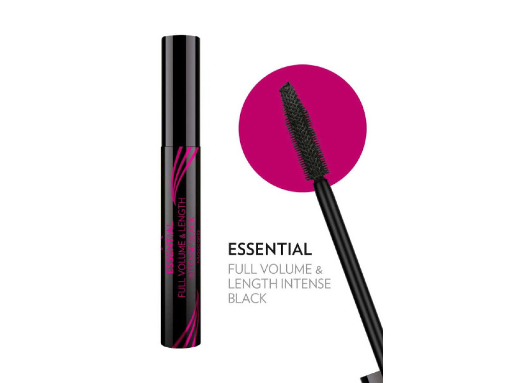 Туш для вій Golden Rose Essential Full Volume & Length Intense Black Mascara