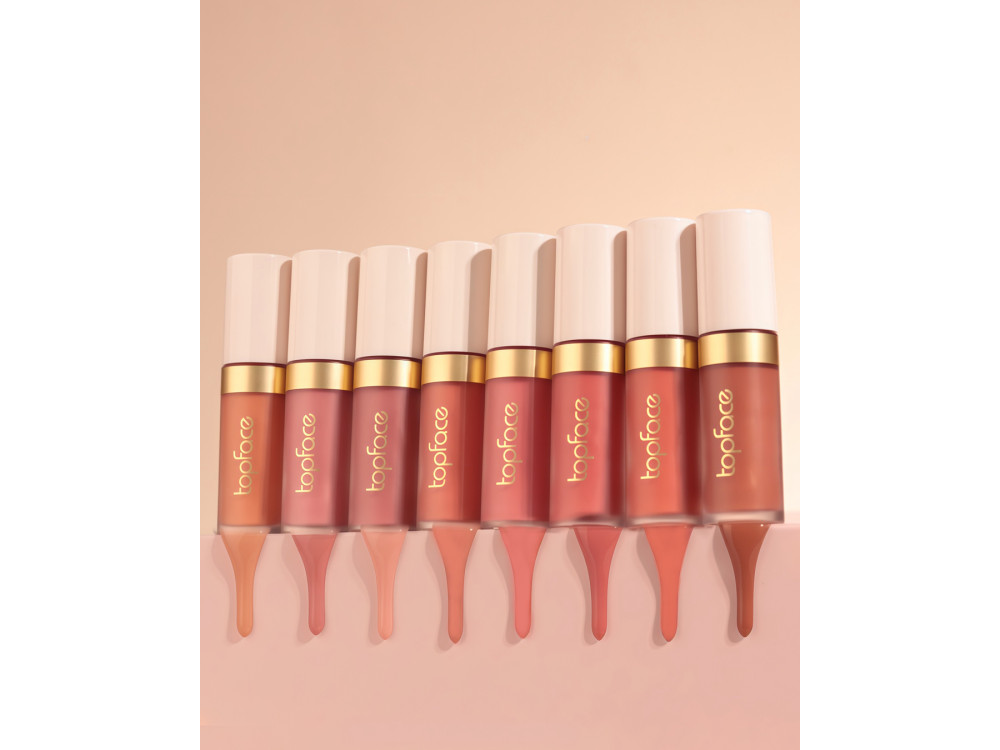 Рідкі рум'яна для обличчя Topface ProHD Hypnotic Bloom Liquid Blush PT357 03 Coral Glow 