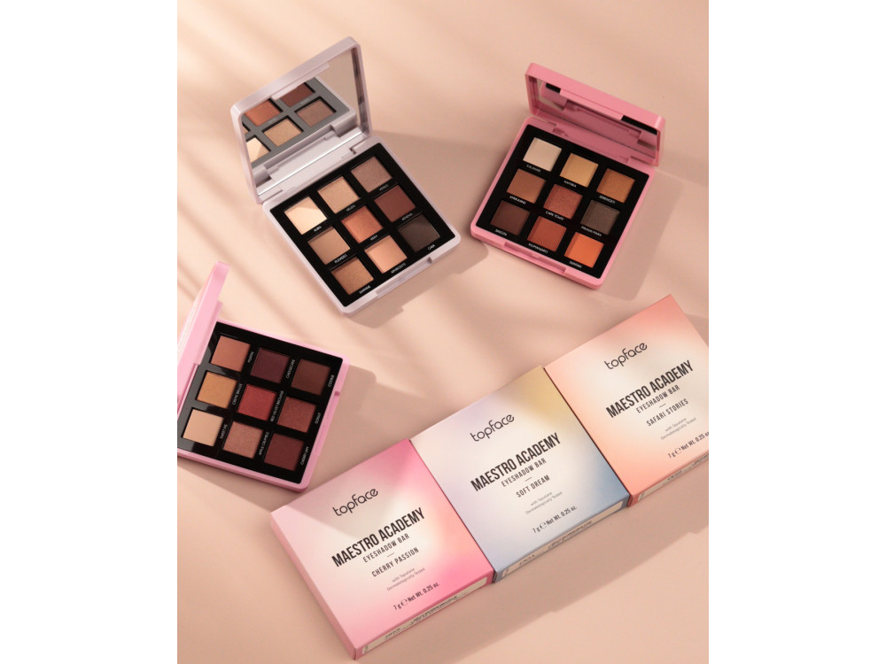Набір тіней для повік Topface Maestro Academy Eyeshadow PT512 001 Soft Dream 