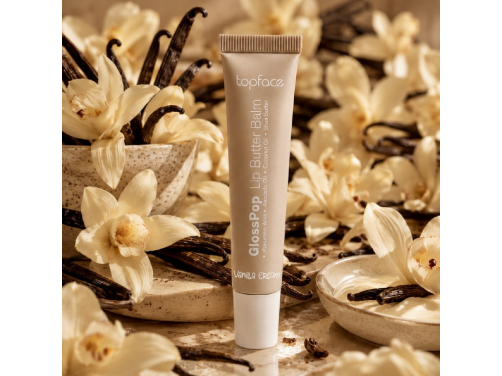 Блиск-бальзам для губ Topface GlossPop Lip Butter Balm PT161 001 Vanilla Cream 15 г