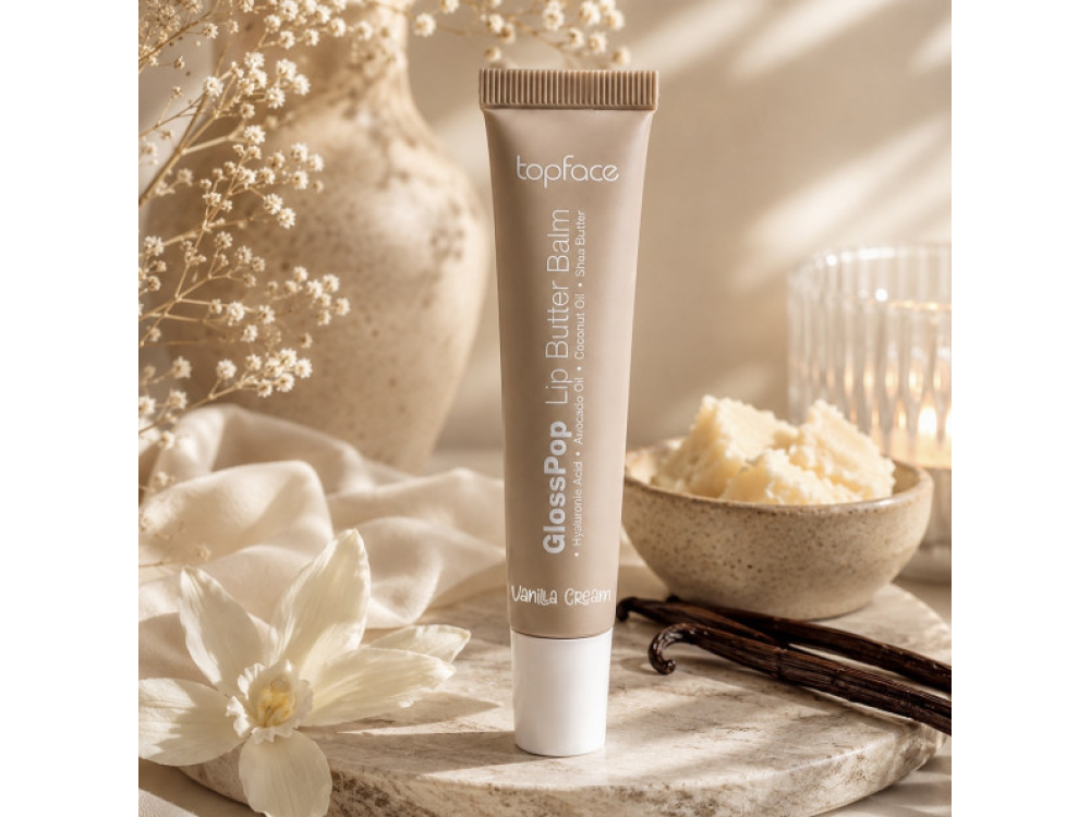 Блиск-бальзам для губ Topface GlossPop Lip Butter Balm PT161 001 Vanilla Cream 15 г