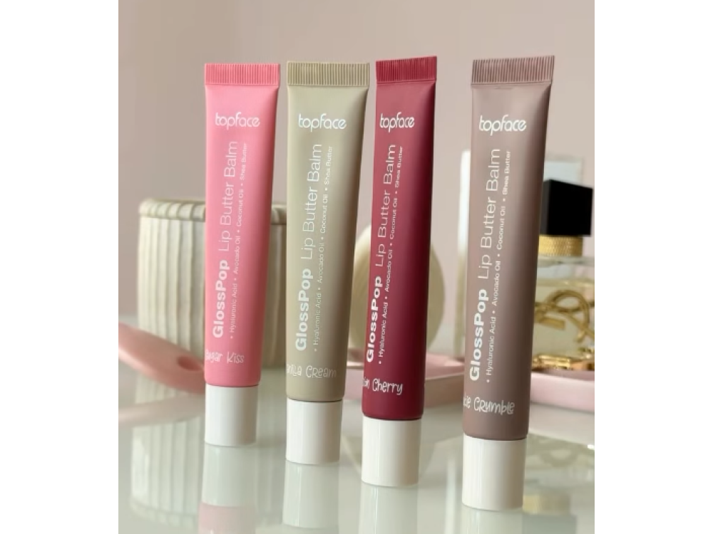 Блиск-бальзам для губ Topface GlossPop Lip Butter Balm PT161 001 Vanilla Cream 15 г