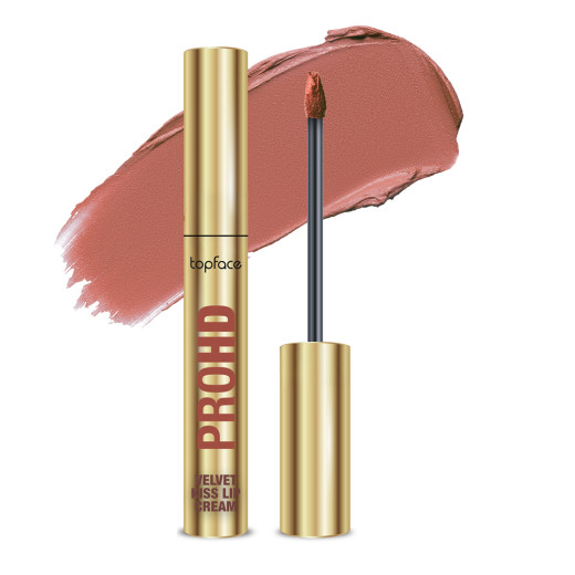 Рідка матова помада Topface PROHD Velvet Kiss Lip Cream PT212 003 Silky Peach 3 г 