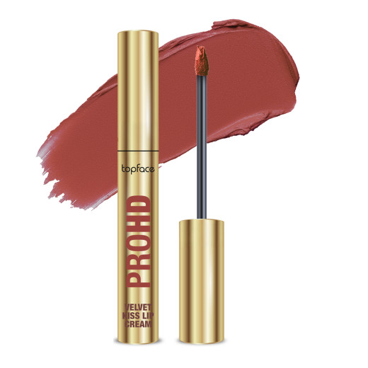Рідка матова помада Topface PROHD Velvet Kiss Lip Cream PT212 005 Toasted Rose 3 г 