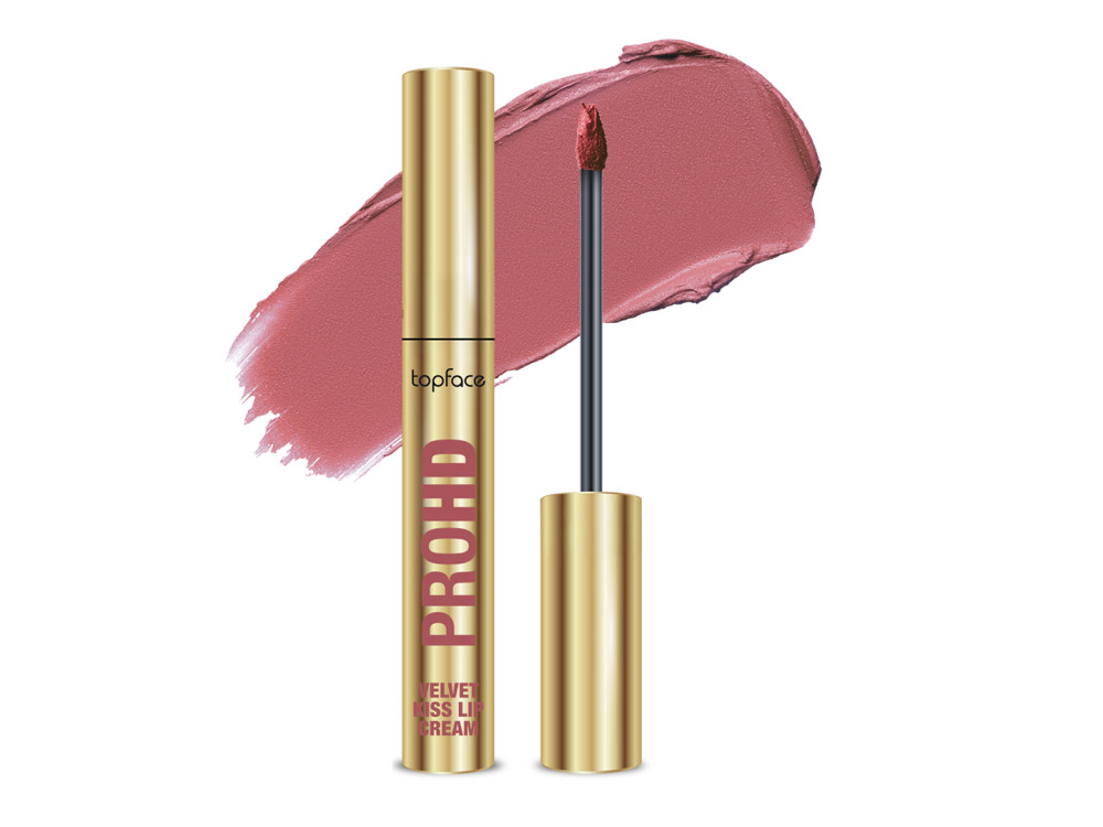Рідка матова помада Topface PROHD Velvet Kiss Lip Cream PT212 008 Soft Whisper 3 г 