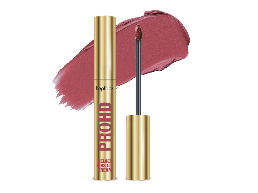 Рідка матова помада Topface PROHD Velvet Kiss Lip Cream PT212 009 Dusty Bloom 3 г 