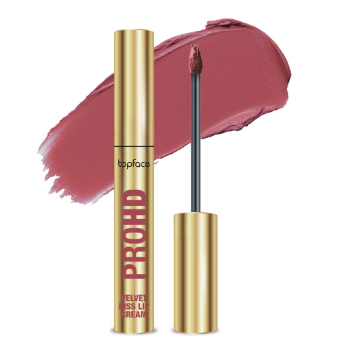 Рідка матова помада Topface PROHD Velvet Kiss Lip Cream PT212 009 Dusty Bloom 3 г 