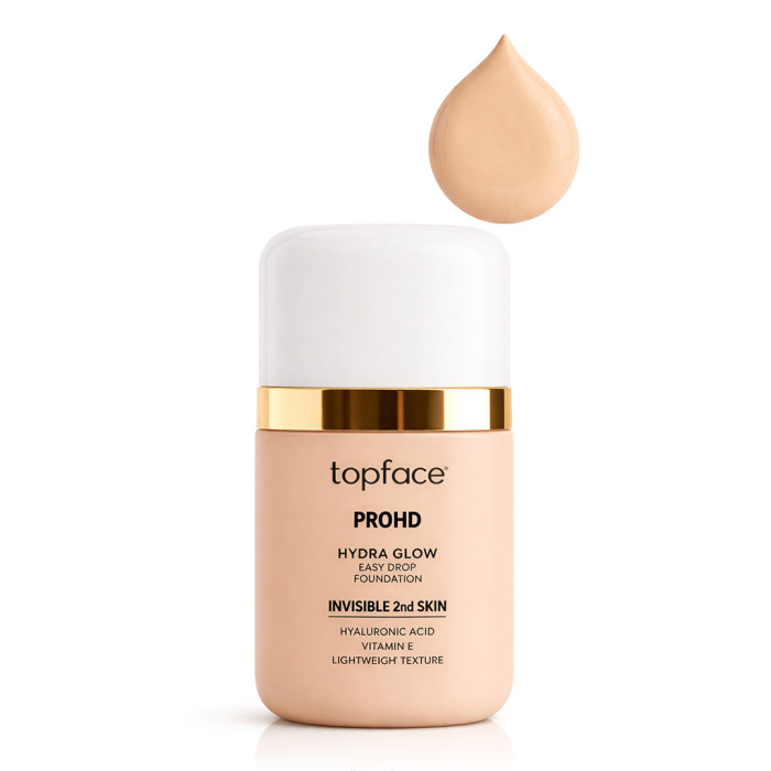 Тональна основа для обличчя Topface PT477 PROHD Hydra Glow Foundation 001 Alabaster (слонова кістка)