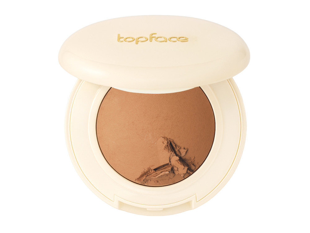 Пудра запечена Topface PT704 PROHD Natural Glow Baked Powder 006 Deep Bronze бронзовий