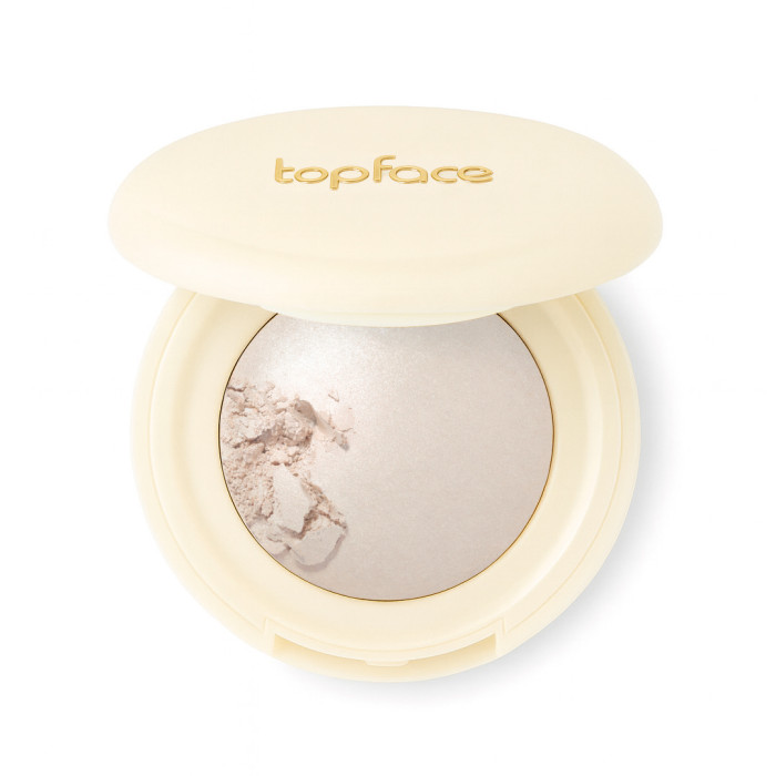 Хайлайтер запечений для обличчя Topface ProHD Natural Glow Baked Highlighter PT706 001 Pure Light
