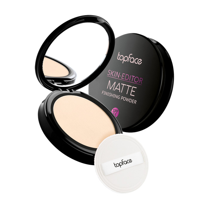 Матувальна компактна пудра для обличчя Topface Skin Editor Matte Finishing Powder PT263 01 