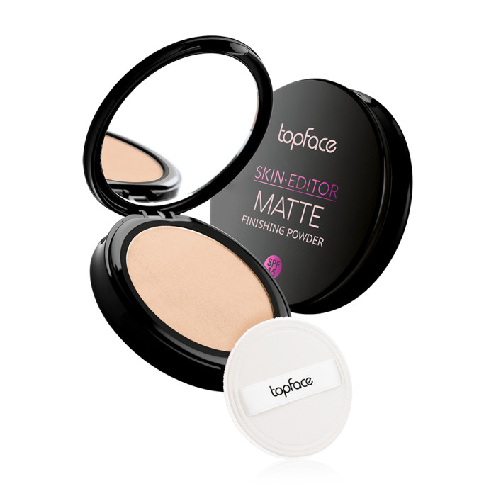 Матувальна компактна пудра для обличчя Topface Skin Editor Matte Finishing Powder PT263 04 