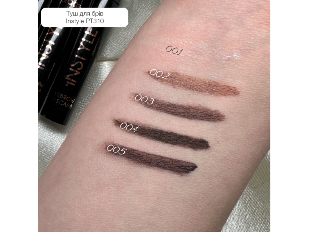 Туш для брів Topface Instyle Eyebrow Mascara PT310 03 Auburn 