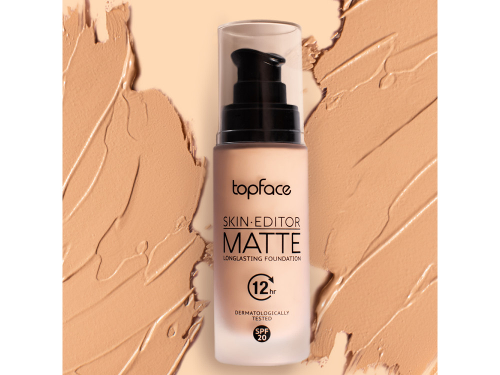 Тональна основа Topface Skin Editor Matte Longlasting Foundation PT465 004 