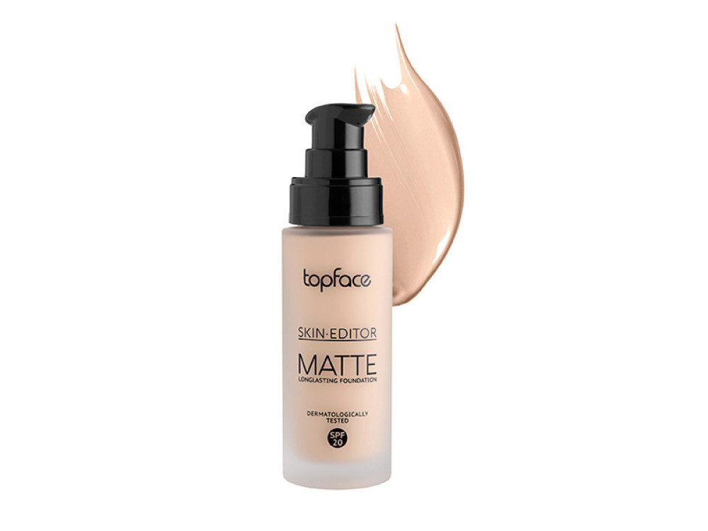 Тональна основа Topface Skin Editor Matte Longlasting Foundation PT465 004 