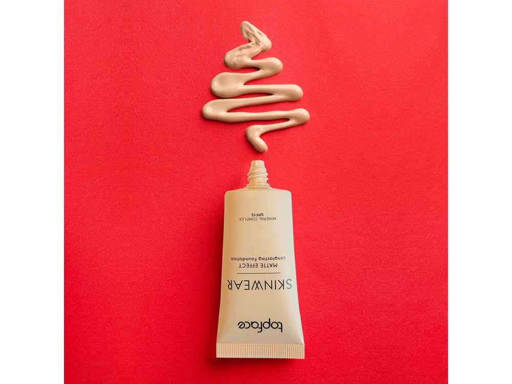 Тональний крем Topface Skinwear Matte Effect SPF 15 PT468 01 