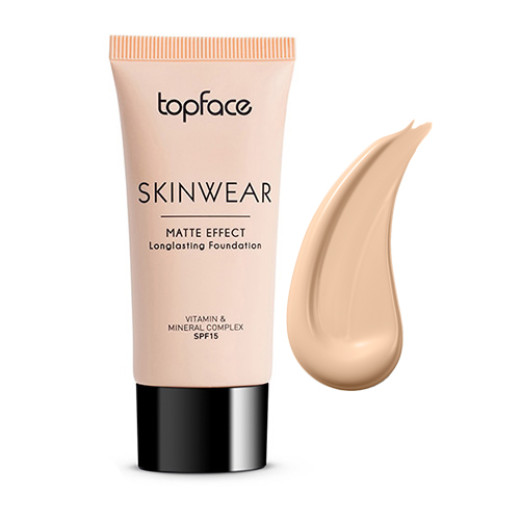Тональний крем Topface Skinwear Matte Effect SPF 15 PT468 01 