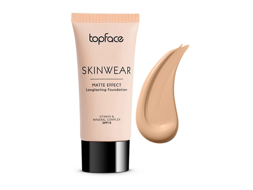 Тональний крем Topface Skinwear Matte Effect SPF 15 PT468 02 