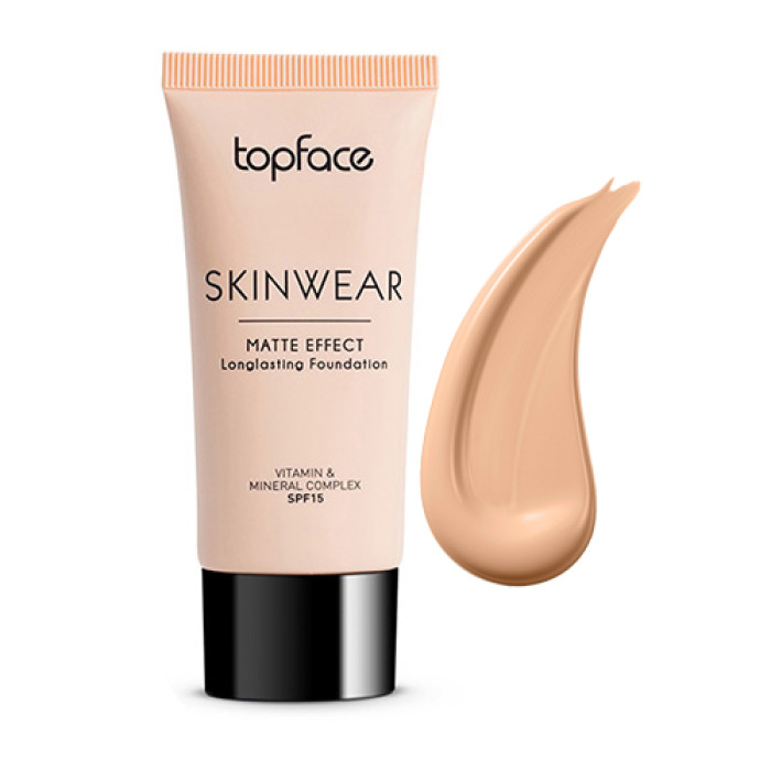 Тональний крем Topface Skinwear Matte Effect SPF 15 PT468, 03