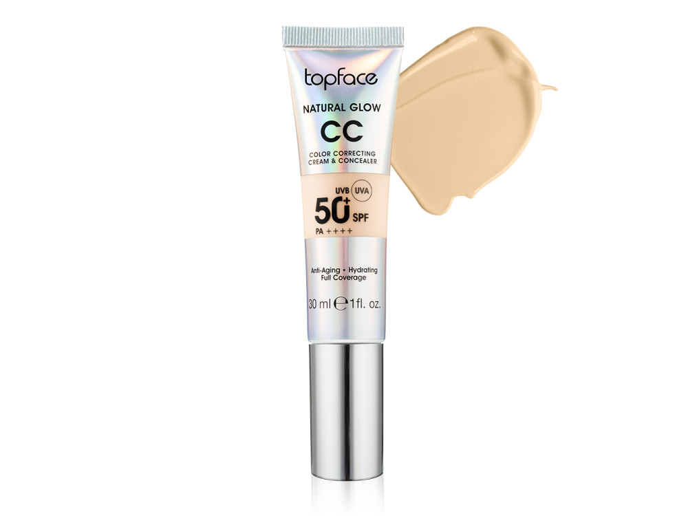 СС-крем і консилер 2в1 Topface CC Color Correcting Cream and Concealer PT472 008 