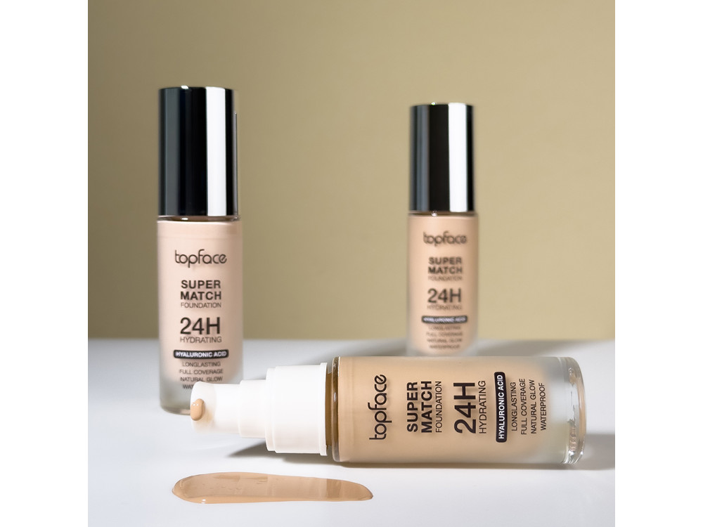 Тональний крем для обличчя Topface Super Match 24H Foundation PT475 005 