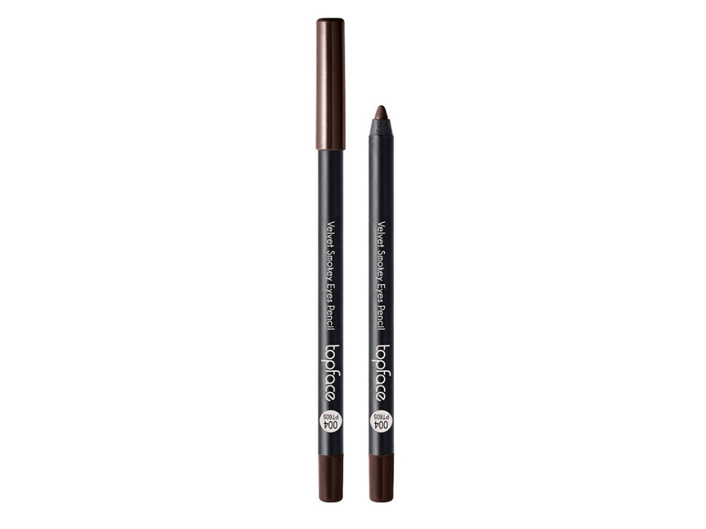 Олівець-кайал для очей Topface Velvet Smokey Eyes Pencil PT605 004 коричневий 