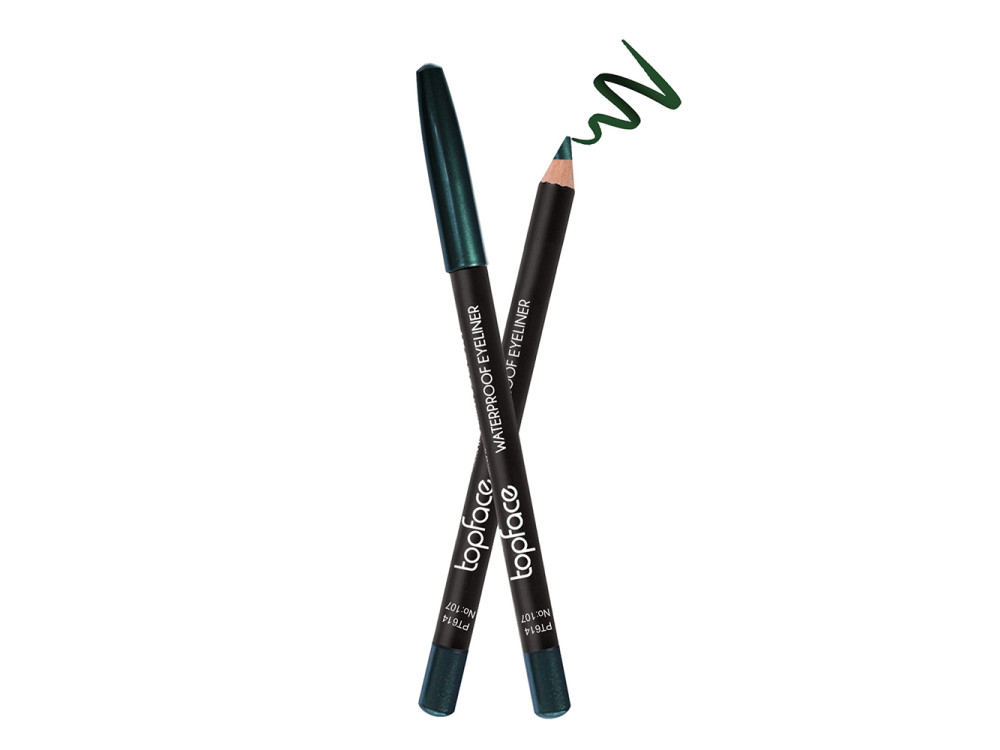Водостійкий олівець для очей Topface Waterproof Eyeliner PT614 107 