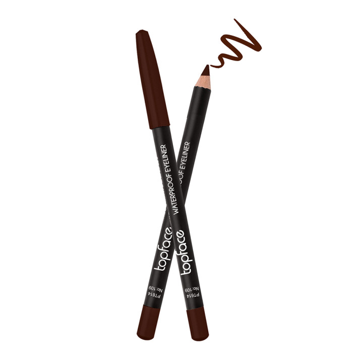 Водостійкий олівець для очей Topface Waterproof Eyeliner PT614, 109