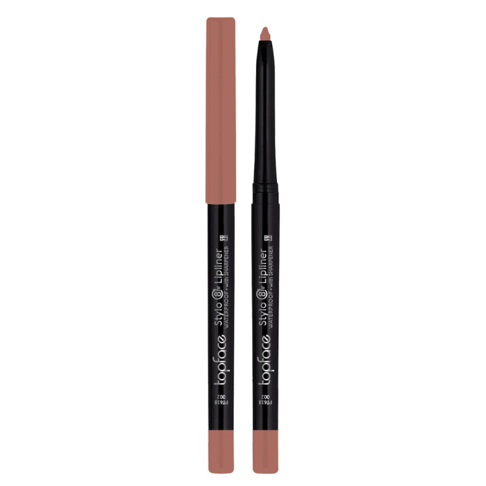 Водостійкий олівець для губ Topface Waterproof Stylo Lipliner PT618 002 