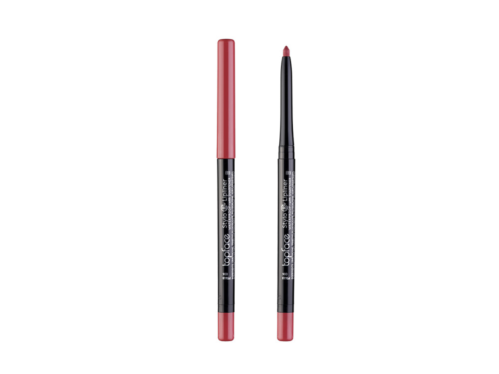 Водостійкий олівець для губ Topface Waterproof Stylo Lipliner PT618 006 