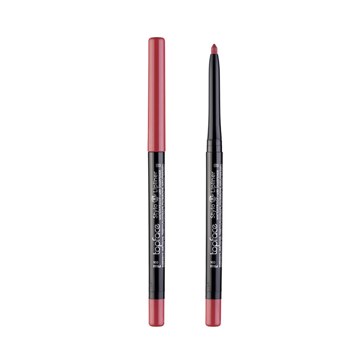 Водостійкий олівець для губ Topface Waterproof Stylo Lipliner PT618, 006