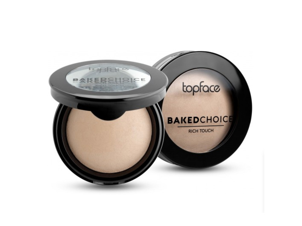 Запечена пудра для обличчя 03 Nude Shade Topface Baked Choice Rich Touch Powder PT701