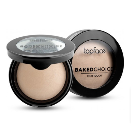 Запечена пудра для обличчя 03 Nude Shade Topface Baked Choice Rich Touch Powder PT701