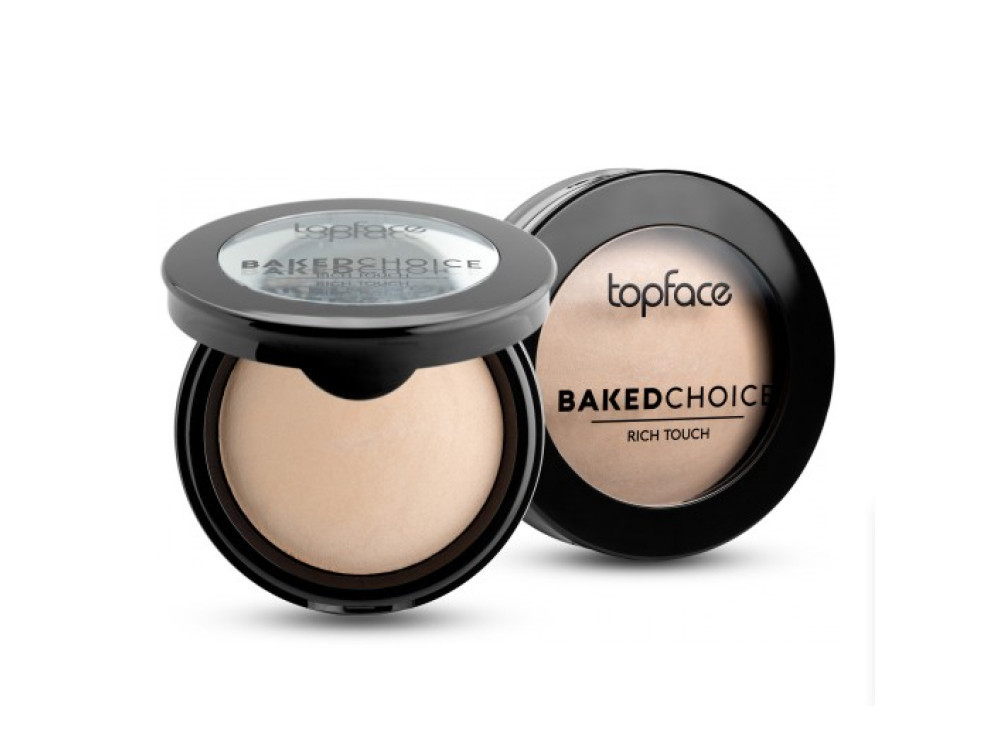 Запечена пудра для обличчя 05 Medium Shade Topface Baked Choice Rich Touch Powder PT701