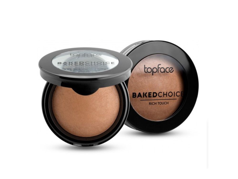 Запечена пудра для обличчя 08 Terracotta Topface Baked Choice Rich Touch Powder PT701