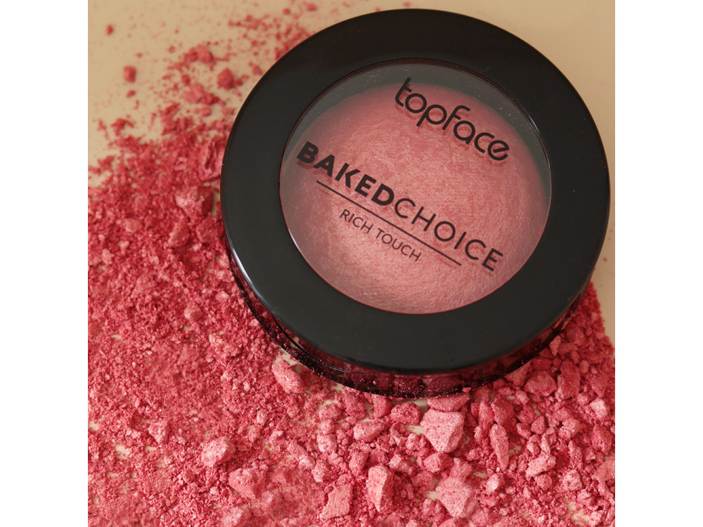 Рум'яна для обличчя Topface Baked Choice Rich Touch Blush On PT703 02 Dazzling 