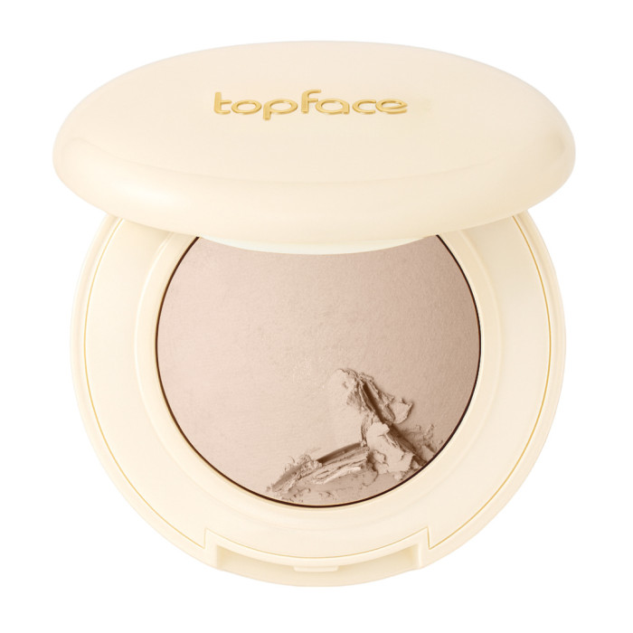 Пудра запечена Topface PT704 PROHD Natural Glow Baked Powder 002 Soft Vanilla світлий беж