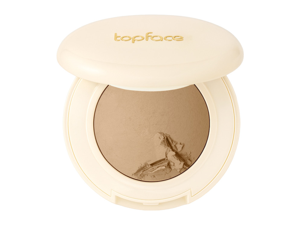 Пудра запечена Topface PT704 PROHD Natural Glow Baked Powder 004 Warm Beige теплий беж