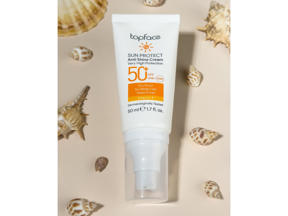 Сонцезахисний крем Topface SPF 50 + Anti-Shine Cream РТ806 50 мл