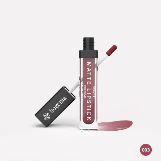 Помада рідка 03 Malay Apple Bogenia Croissant Liquid Matte Lipstick Spice Travel BG720