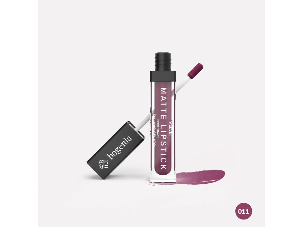 Помада рідка 11 Italiano Gelato Bogenia Croissant Liquid Matte Lipstick Spice Travel BG720