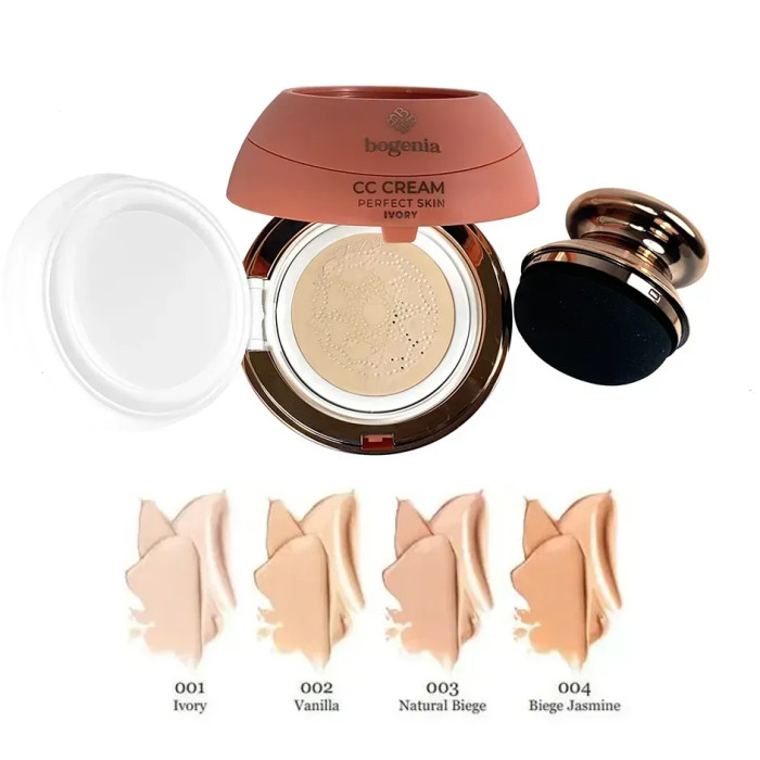 Кушон для обличчя зволожуючий СС Velvet Natural Beige 03 Bogenia BG601