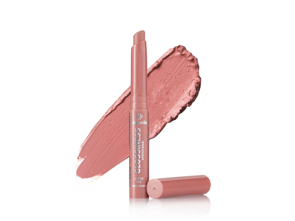 Помада-бальзам для губ 001 Glossiness Lipstick Balm Bogenia BG750