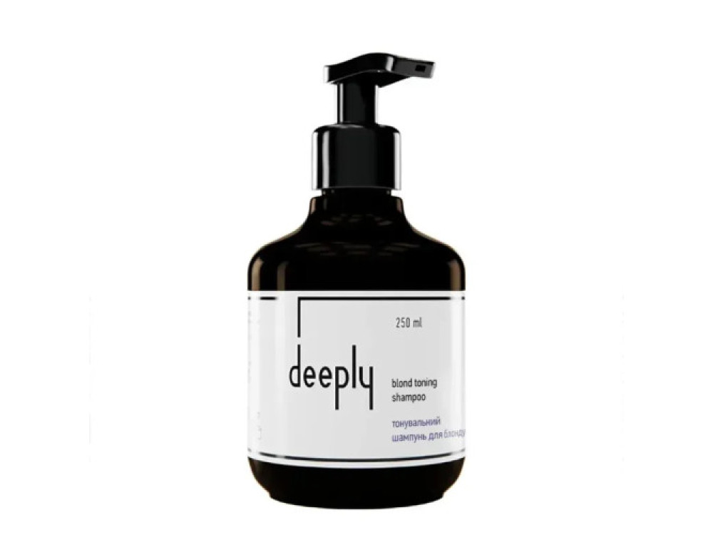 Тонувальний шампунь для блонду Deeply blond toning shampoo DP0022, 250 мл