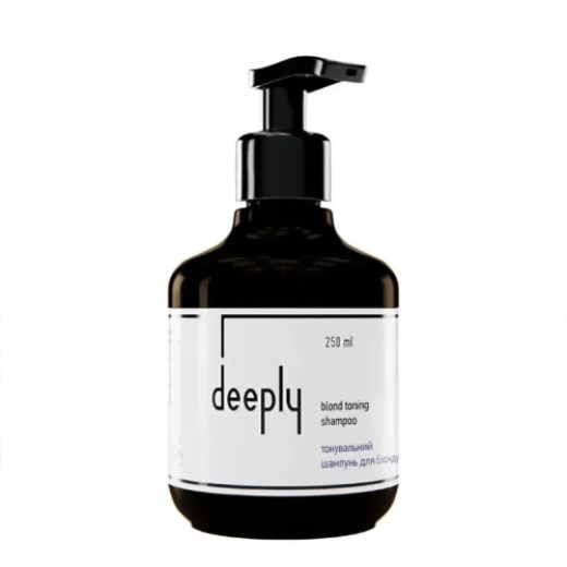 Тонувальний шампунь для блонду Deeply blond toning shampoo DP0022 (250 мл)